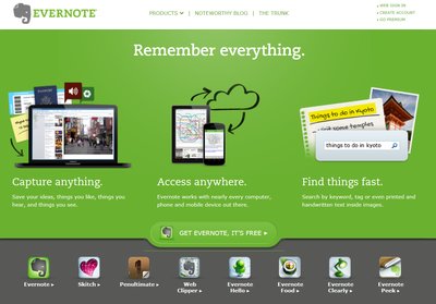 Evernote, sangat lengkap dan kompleks